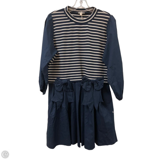 Dress Casual Midi By Jodifl In Blue & White, Size: M