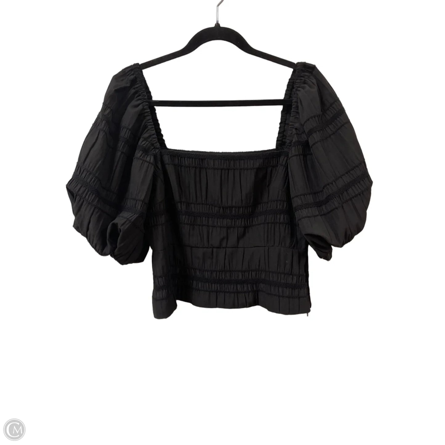 Top Short Sleeve By Antonio Melani In Black, Size: M