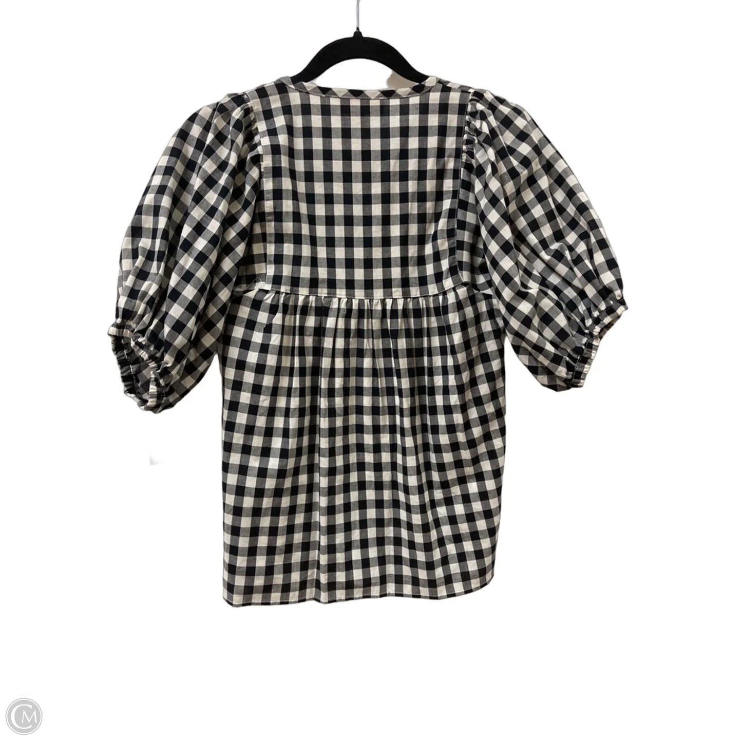 Top Short Sleeve By Philosophy In Black & White, Size: Xs