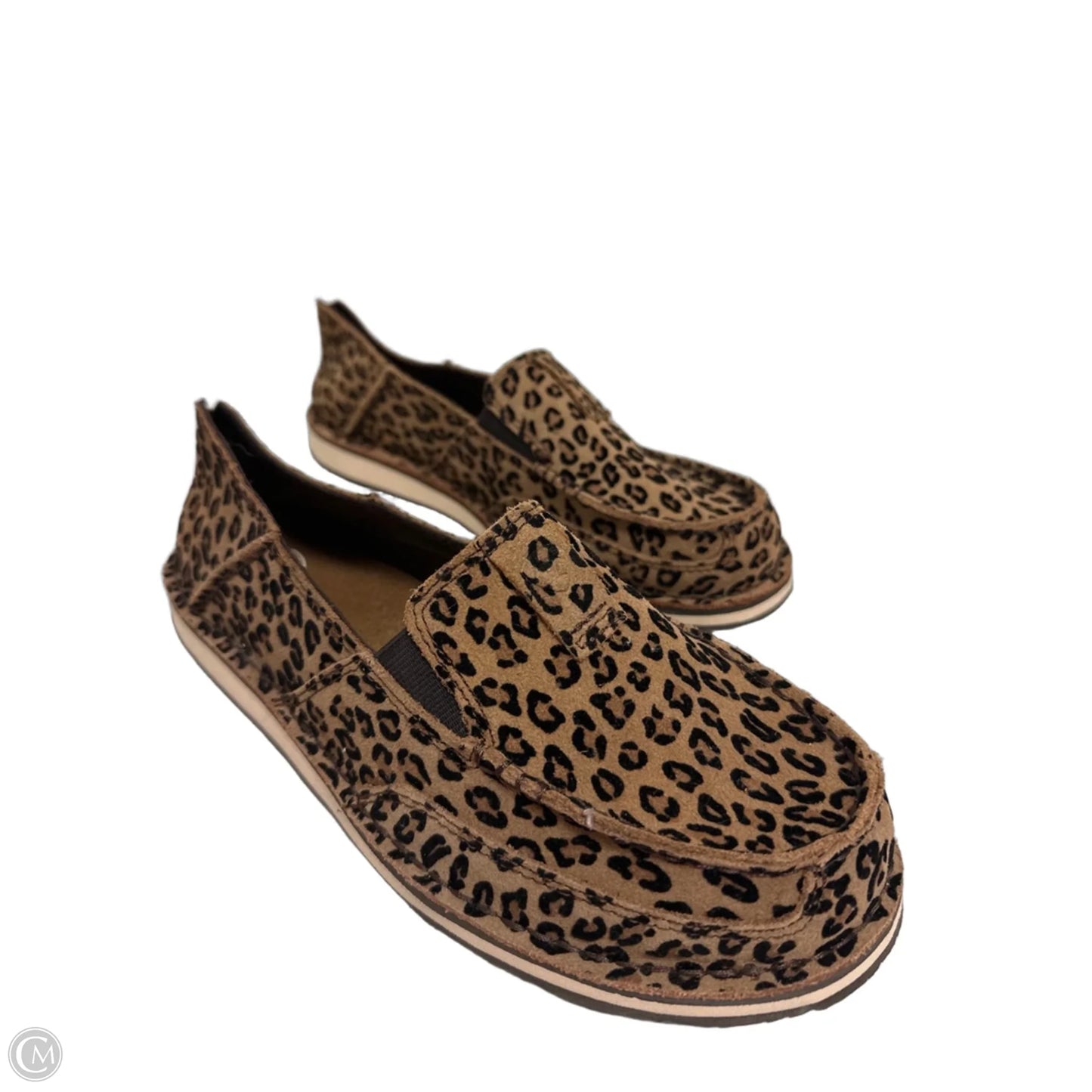 Shoes Flats By Ariat In Animal Print, Size: 8