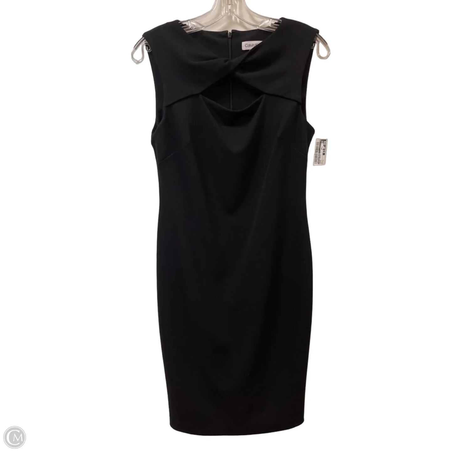 Dress Casual Midi By Calvin Klein In Black, Size: S