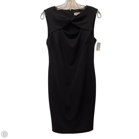 Dress Casual Midi By Calvin Klein In Black, Size: S
