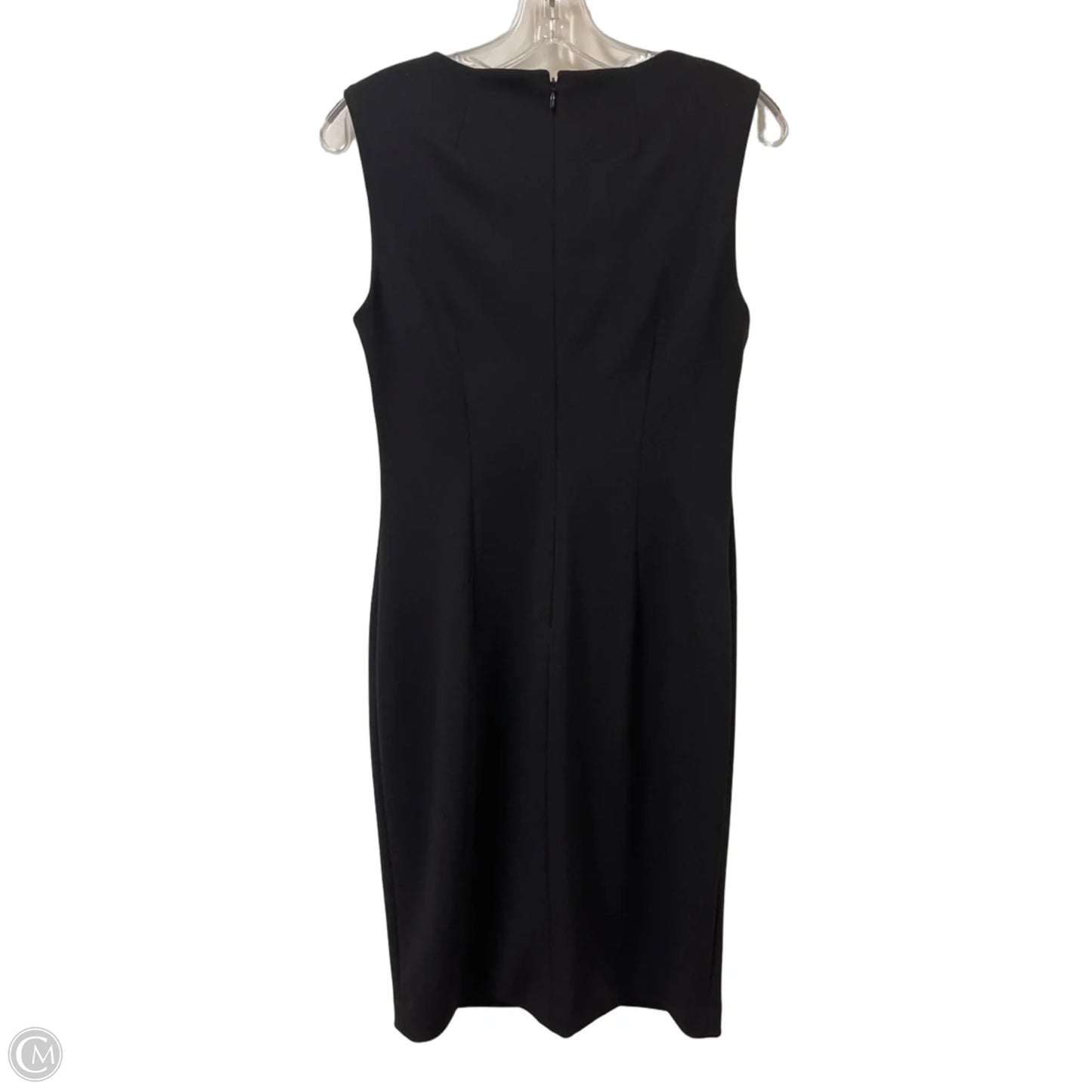 Dress Casual Midi By Calvin Klein In Black, Size: S