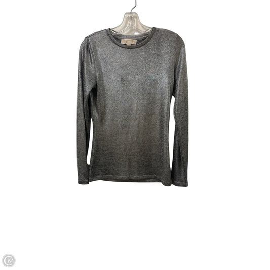 Top Long Sleeve By Michael By Michael Kors In Silver, Size: S