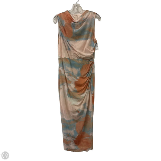 Dress Casual Maxi By Shein In Blue & Cream, Size: Xl