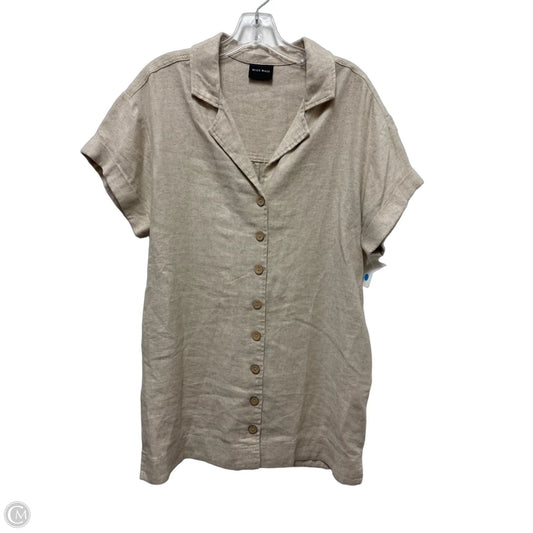 Tunic Short Sleeve By Miou Muse In Cream, Size: S