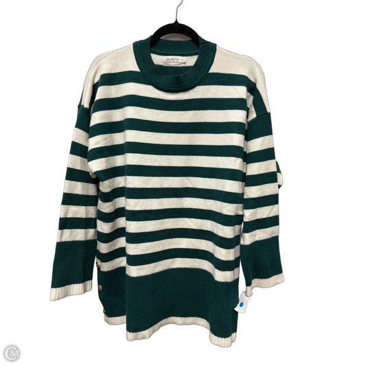 Sweater By Shop The Mint In Green & White, Size: L