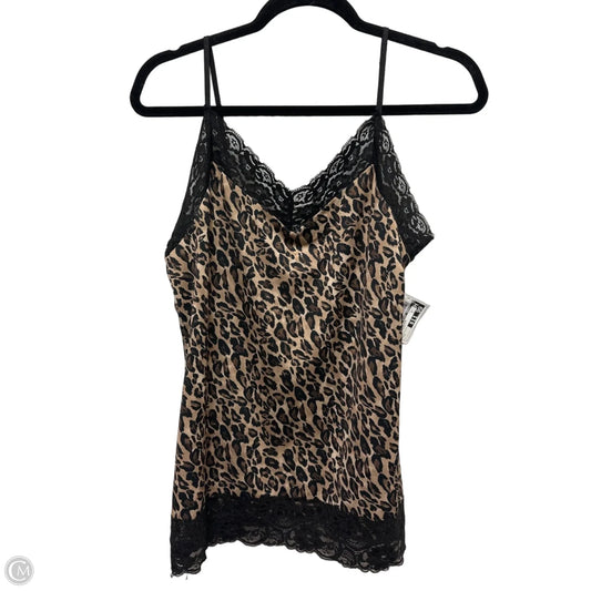 Top Sleeveless By White House Black Market In Animal Print, Size: L
