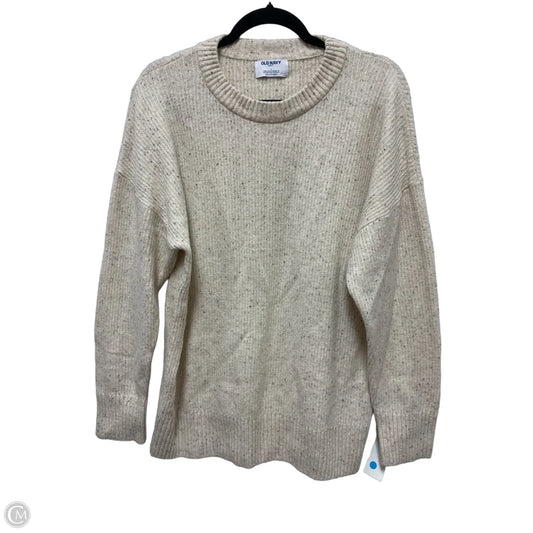 Sweater By Old Navy In Cream, Size: L