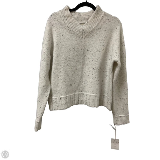 Sweater By Jessica Simpson In Grey & White, Size: S