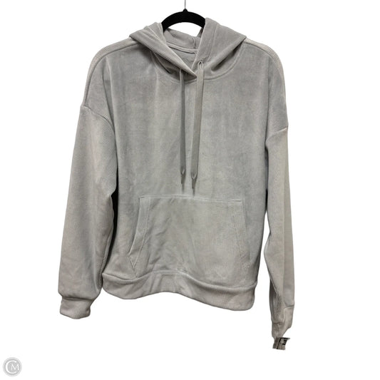 Sweatshirt Hoodie By Clothes Mentor In Grey, Size: S