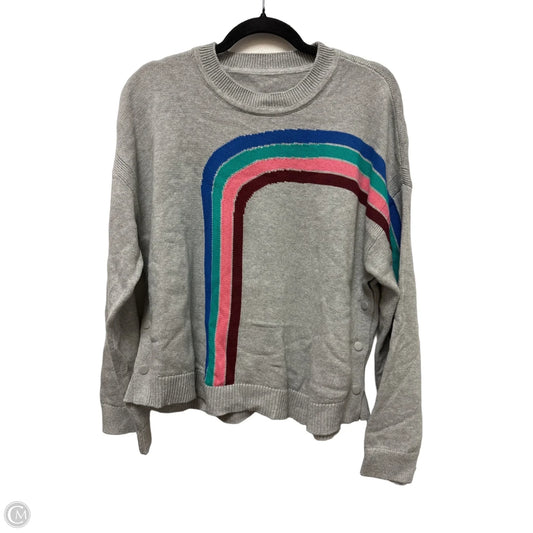 Sweater By Clothes Mentor In Grey, Size: M