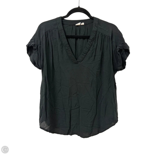 Top Short Sleeve By Gap In Black, Size: M