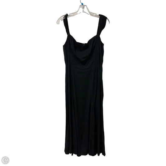 Dress Casual Midi By Reformation In Black, Size: Mp