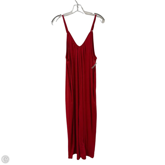 Jumpsuit By Fantaslook In Red, Size: Xl