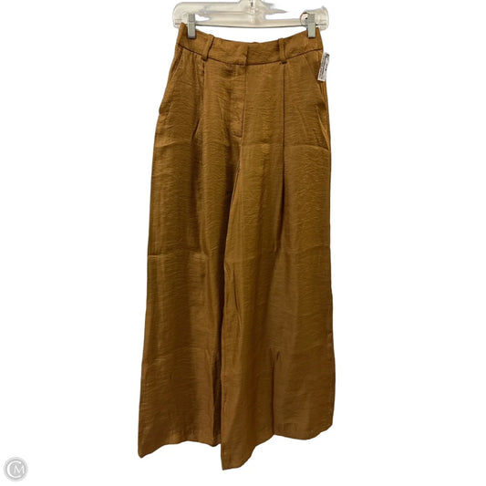 Pants Wide Leg By Zara In Brown, Size: 4