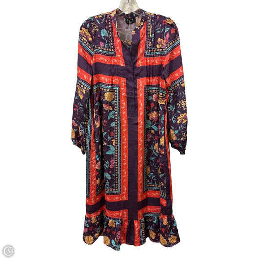 Dress Casual Midi By Fate In Floral Print, Size: S