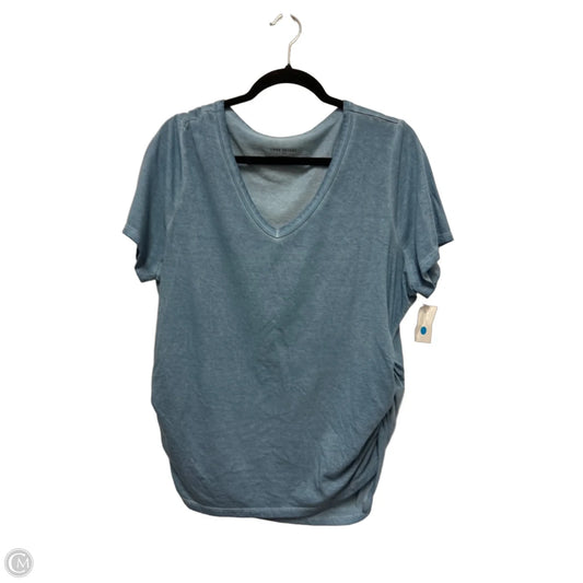 Top Short Sleeve By Lane Bryant In Blue, Size: Xl