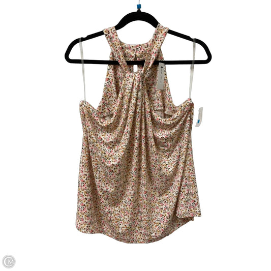 Top Sleeveless By Lane Bryant In Pink & Yellow, Size: Xl