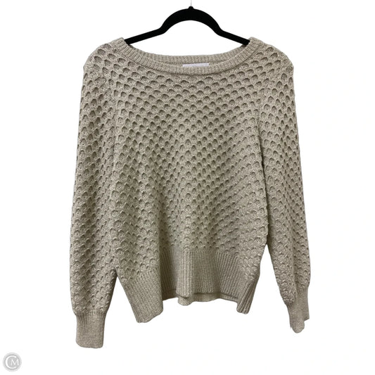 Sweater By Liz Claiborne In Gold, Size: Lp