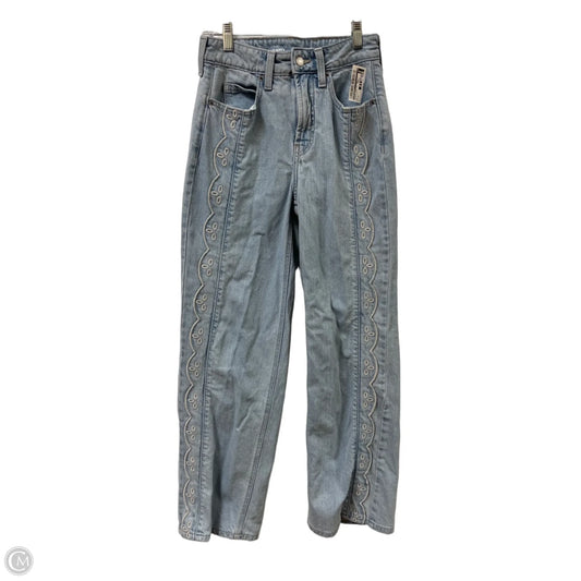 Jeans Wide Leg By Old Navy In Blue Denim, Size: 0