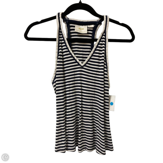 Top Sleeveless By Maeve In Striped Pattern, Size: S