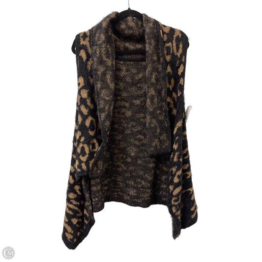 Vest Other By Clothes Mentor In Black & Brown, Size: S