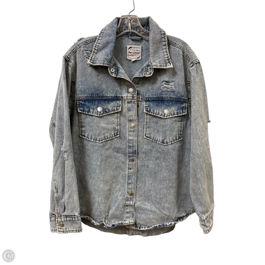Jacket Denim By Stoosh In Blue Denim, Size: M