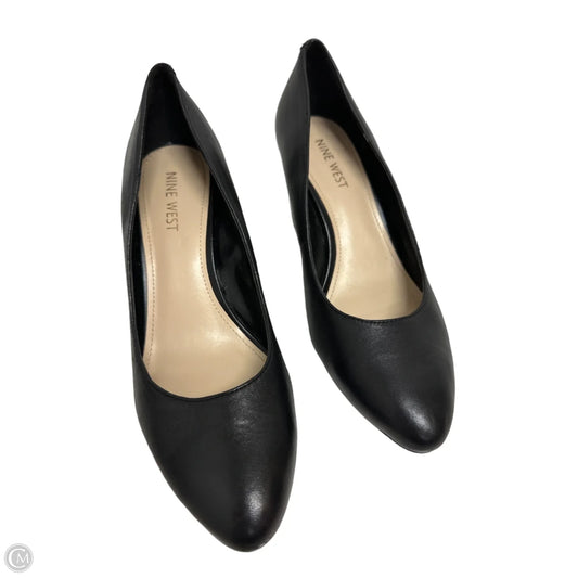 Shoes Heels Wedge By Nine West In Black, Size: 7