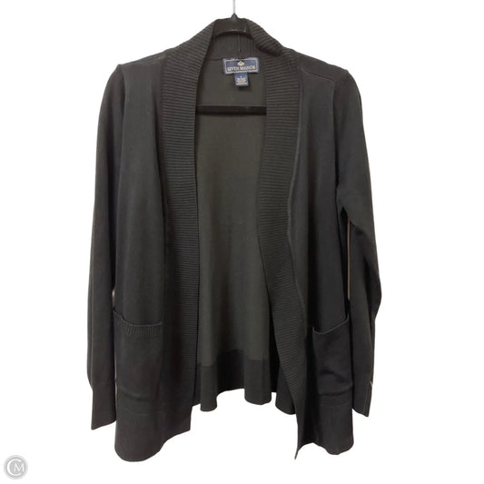 Sweater Cardigan By Clothes Mentor In Black, Size: L