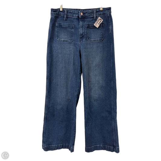 Jeans Wide Leg By Old Navy In Blue Denim, Size: 12