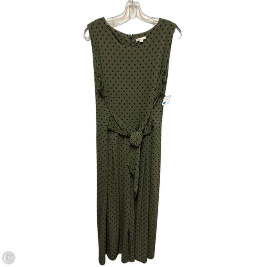 Jumpsuit By Cato In Black & Green, Size: Xl