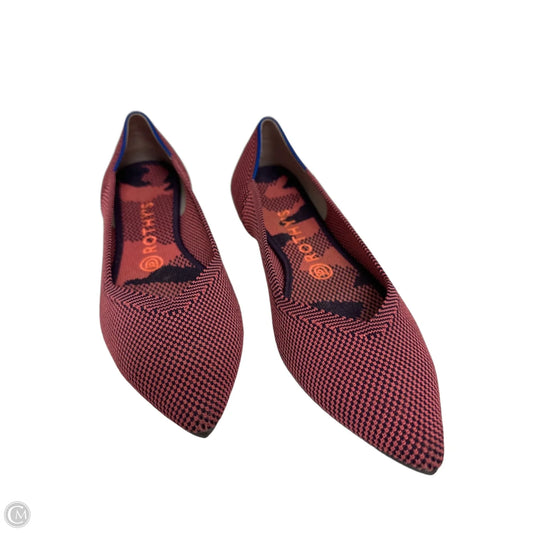 Shoes Flats By Rothys In Pink & Purple, Size: 8.5