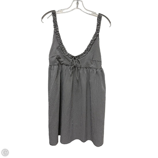 Tunic Sleeveless By Olivaceous In Black & White, Size: M
