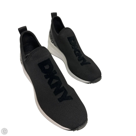 Shoes Sneakers By Dkny In Black, Size: 8