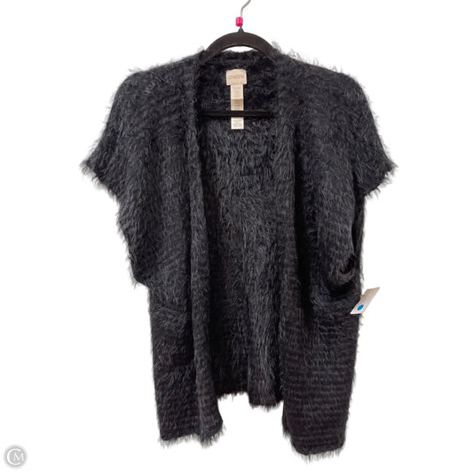 Sweater Cardigan By Chicos In Black, Size: S
