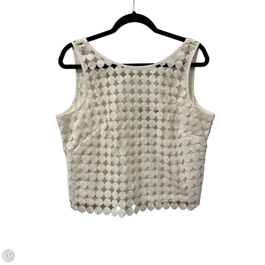Top Sleeveless By White House Black Market In White, Size: L