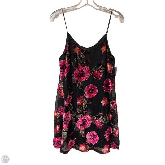 Dress Casual Short By Mi Ami In Black & Pink, Size: S