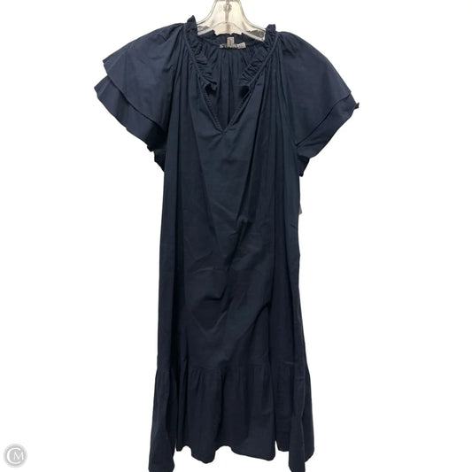 Dress Casual Midi By Chicos In Navy, Size: Xl