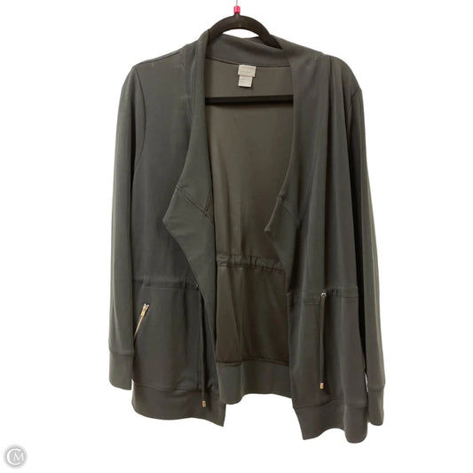 Cardigan By Chicos In Grey, Size: L