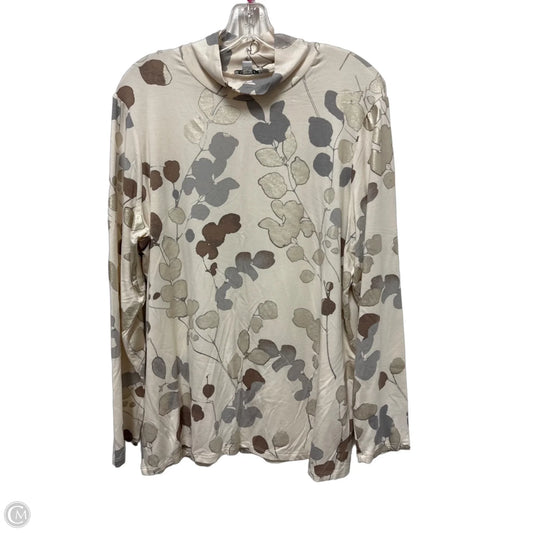 Top Long Sleeve By Chicos In Cream, Size: Xl