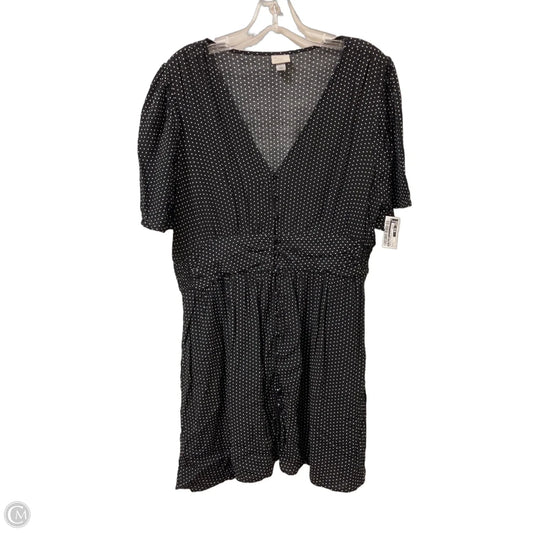 Dress Casual Short By A New Day In Polkadot Pattern, Size: L