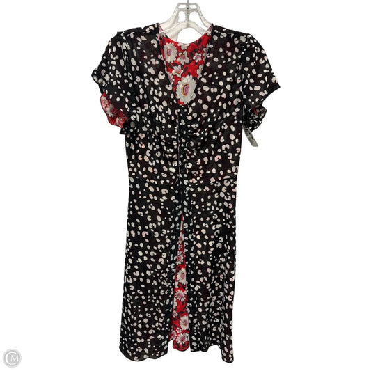 Dress Casual Short By Clothes Mentor In Black & Red, Size: S