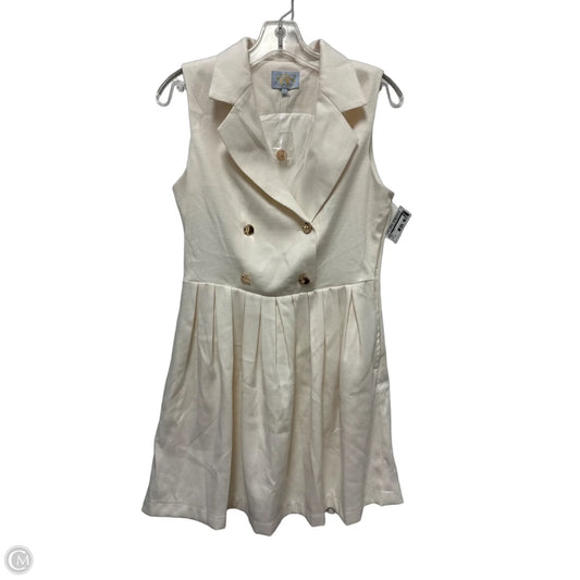 Dress Work By Ssys In Cream, Size: Xs