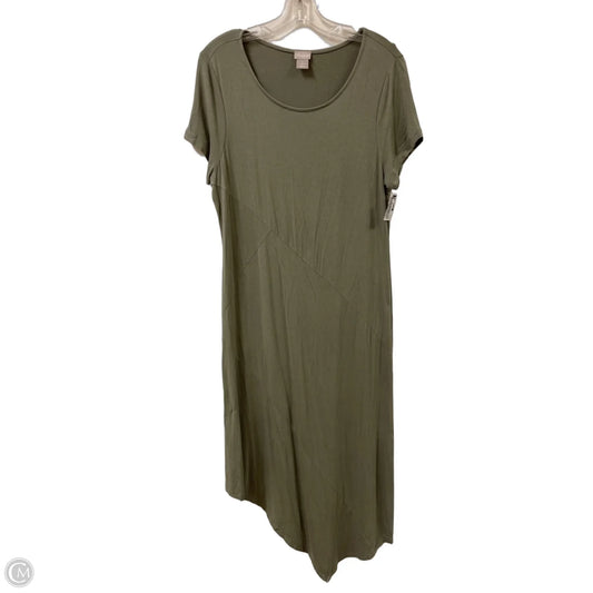 Dress Casual Maxi By Chicos In Green, Size: M