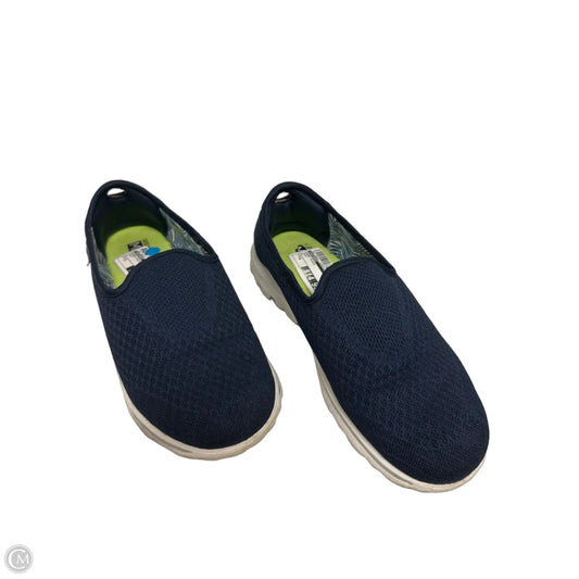 Shoes Flats By Skechers In Navy, Size: 8
