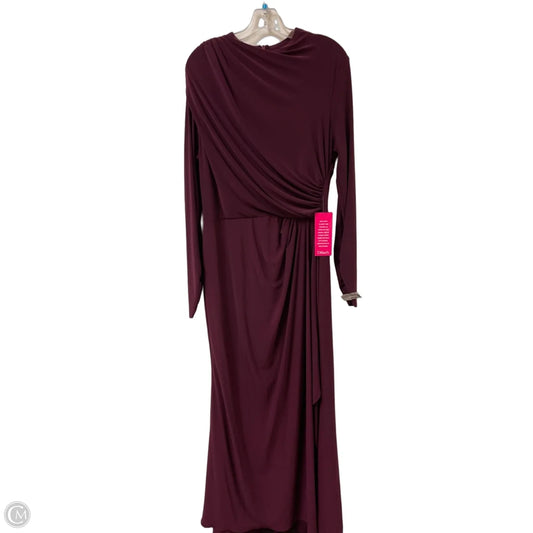 Dress Party Long By Betsy And Adam In Red, Size: Xl