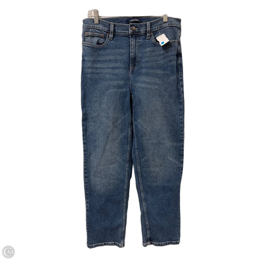 Jeans Straight By Calvin Klein In Blue Denim, Size: 10