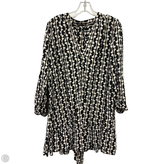 Dress Casual Short By Zara In Black & White, Size: S