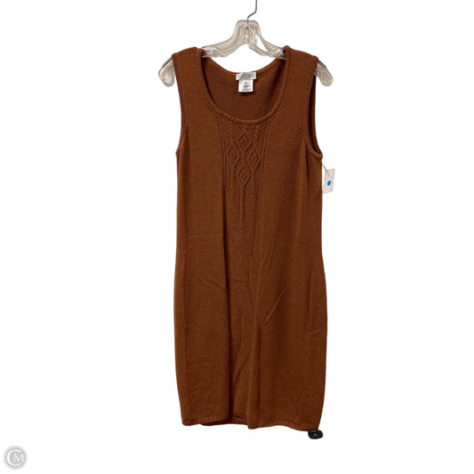 Dress Luxury Designer By St John Collection In Brown, Size: M